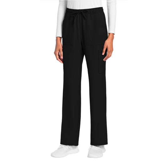 Kitchen Aide Women's Mid Rise Drawstring Trouser Cargo Pant