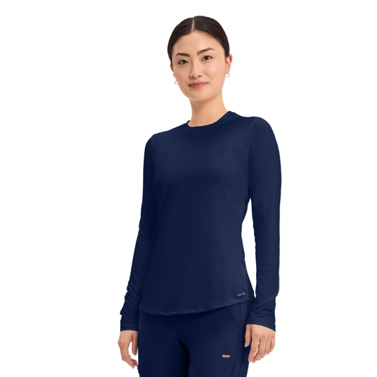 Cherokee Basics Women's Long Sleeve Underscrub Knit Tee (CK773)