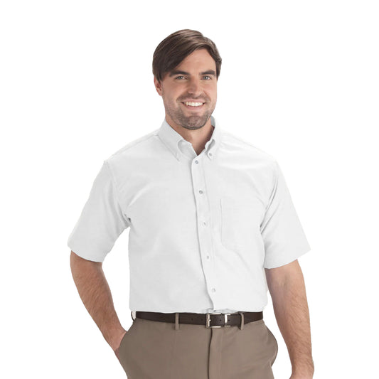 Men's Easy-Care Oxford Short-Sleeve Shirt