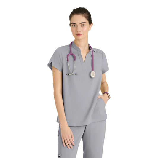 Women's Avery 2-Pocket Banded Collar Top