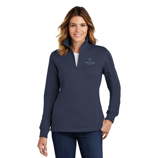 Ladies 1/4-Zip Sweatshirt