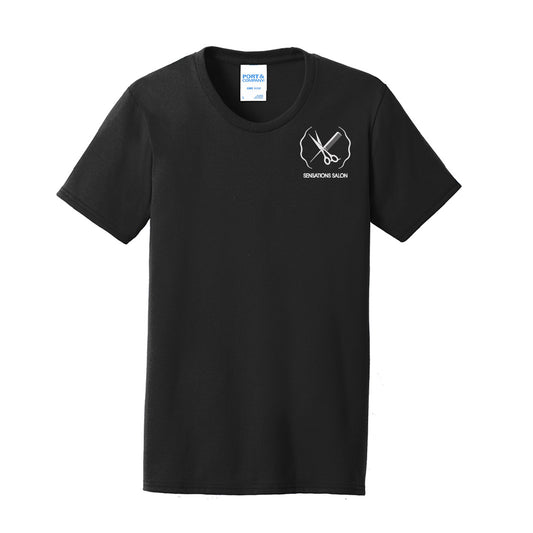 Port & Co™ Ladies Core Blend Tee with Logo