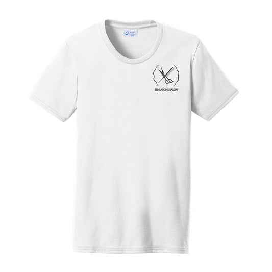 Port & Co™ Ladies Core Blend Tee with Logo