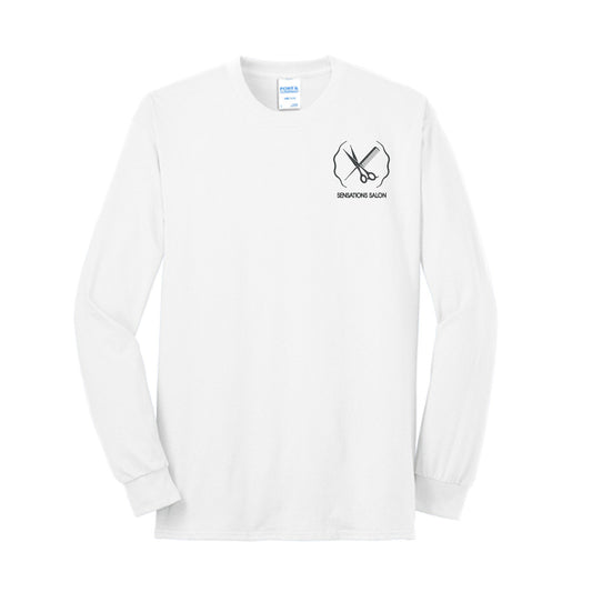 Port & Co™ Adult Long Sleeve Core Blend Tee with Logo
