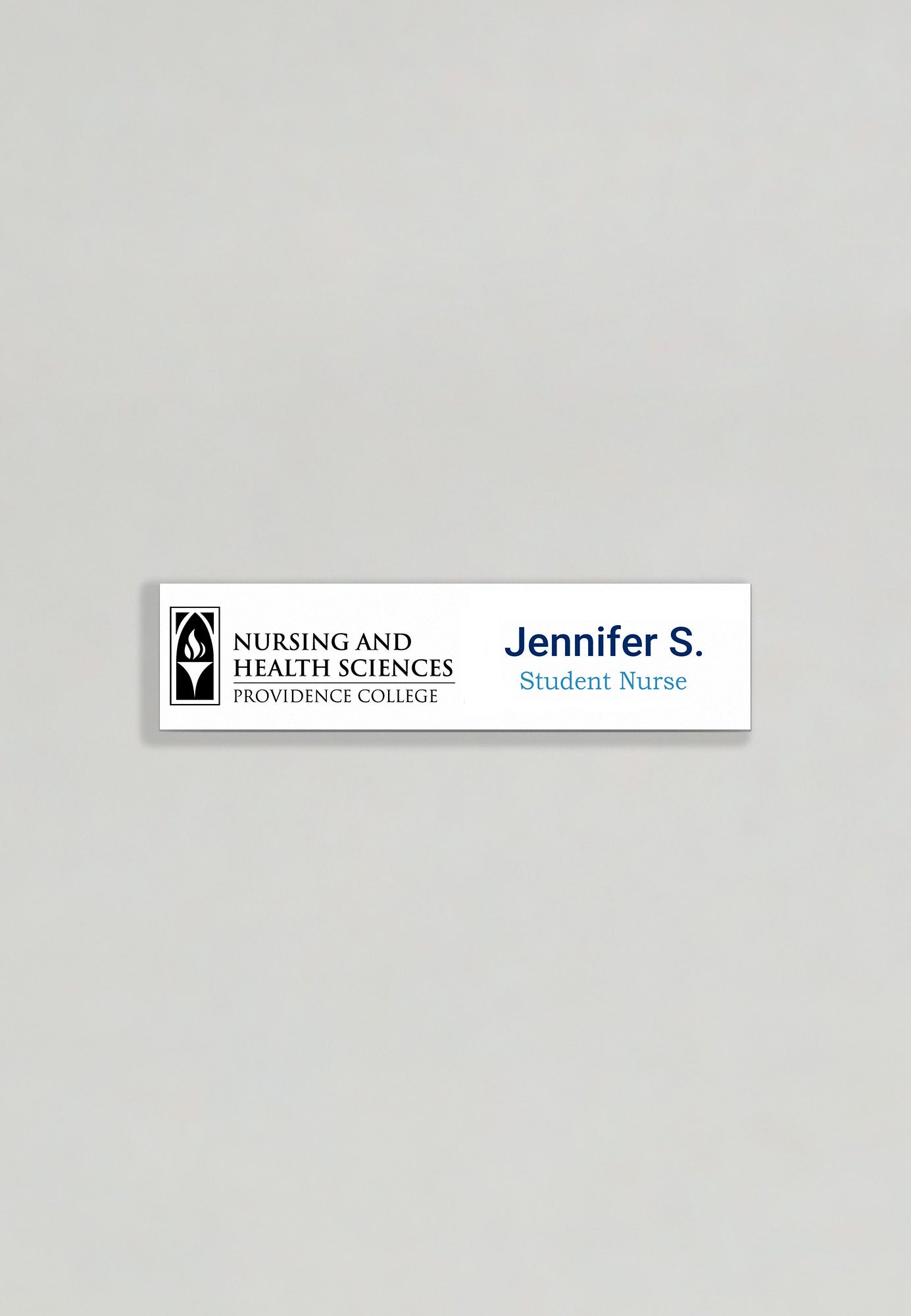 Providence College School of Nursing Name Badge