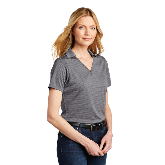 Ladies Shadow Stripe Polo