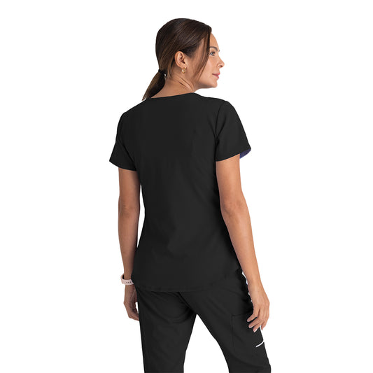 Women's Breeze 3-Pocket Curved V-Neck Top