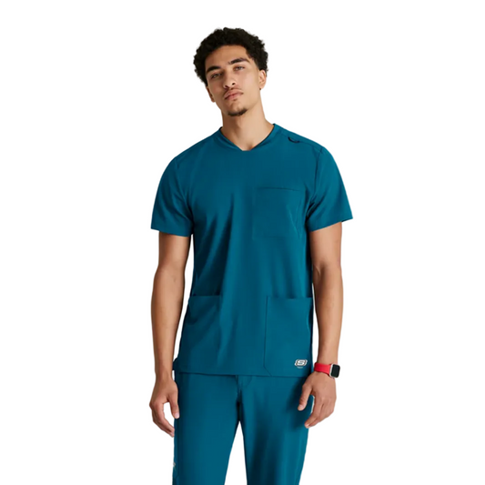 Men's Thesis 3-Pocket Round Neck Scrub Top (SKT193)