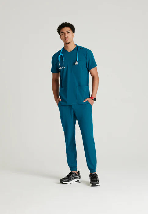 Men's Thesis 3-Pocket Round Neck Scrub Top (SKT193)