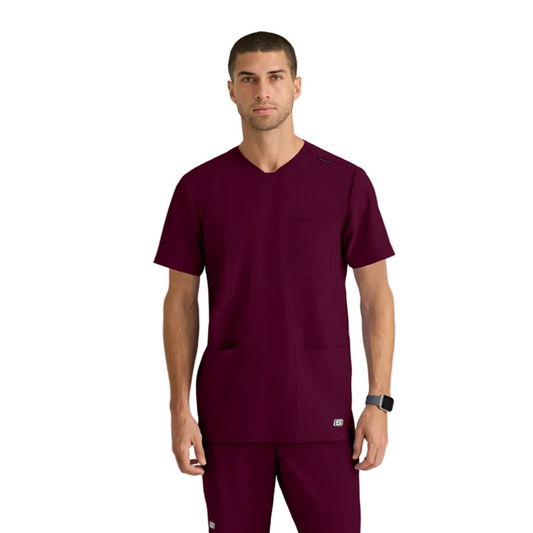 Men's Thesis 3-Pocket Round Neck Scrub Top (SKT193)