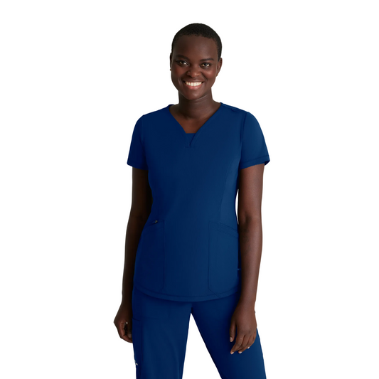 Women's Serene 3-Pocket V-Neck Top (SKT220)