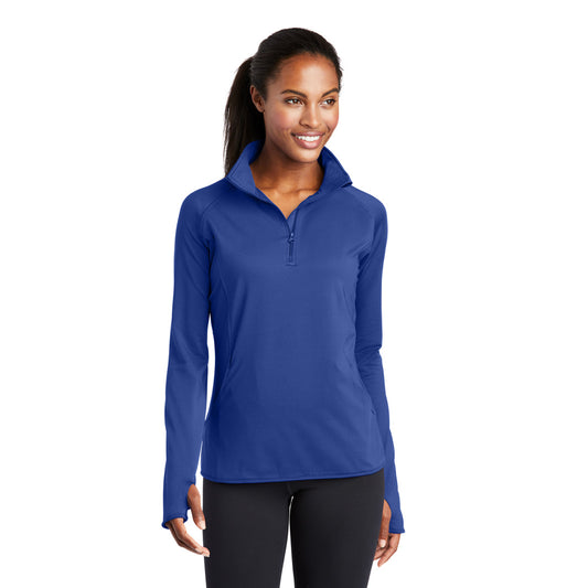 Ladies Sport-Wick® Stretch 1/4-Zip Pullover LST850 Froelich Logo