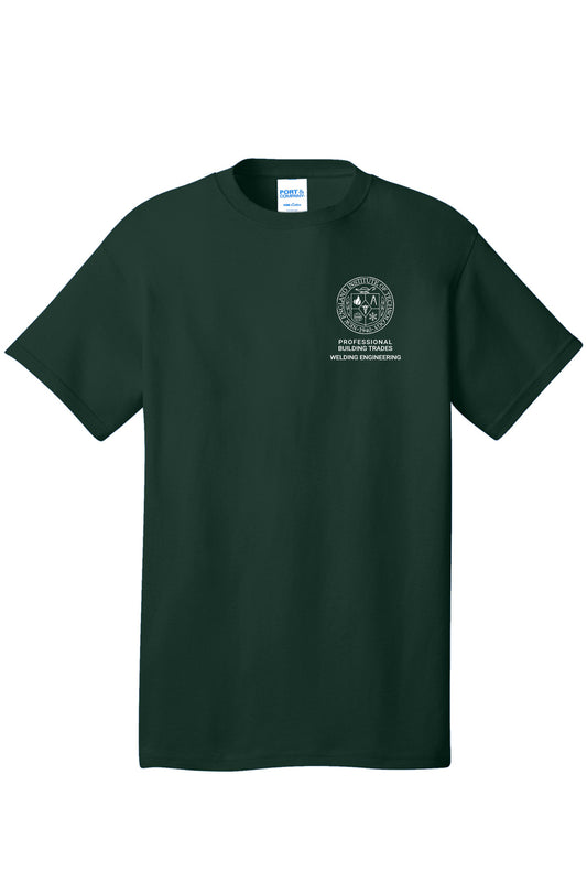 NEIT Welding Engineering Adult Core Cotton Dark Green Tee