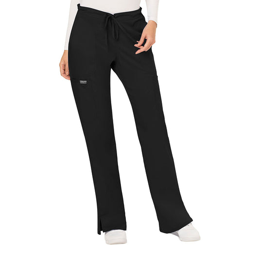 Women's Mid Rise Moderate Flare Drawstring Pant WW120